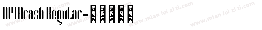 NPIArash Regular字体转换
